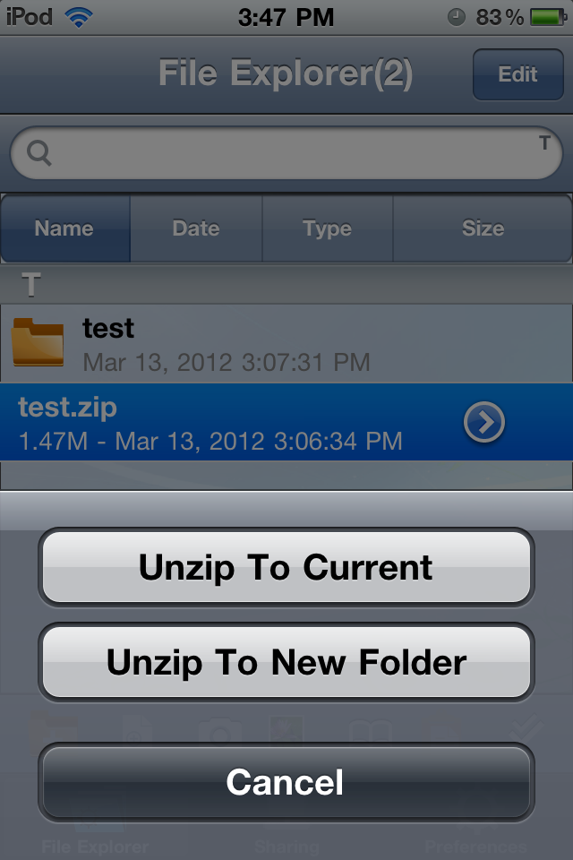 iPhone Screenshot 1